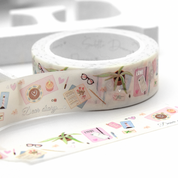 Dear Diary washi, planner girl