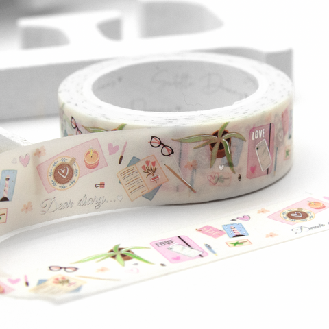 Dear Diary washi, planner girl