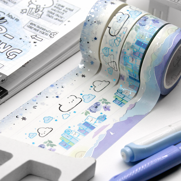 Chasing Sky Dreams washi bundle | LIMITED STOCK!-10%off, limit 1/order