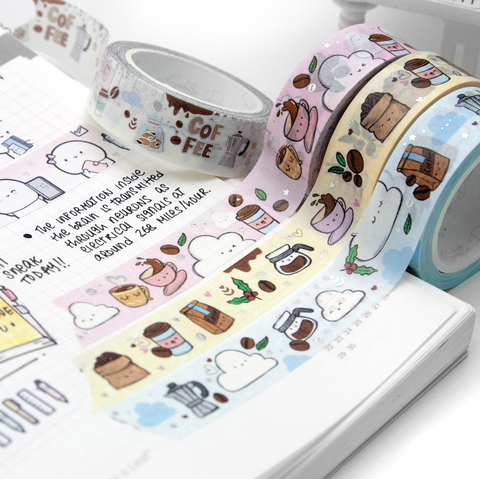 It's coffee time washi bundle | LIMITED STOCK!-10%off