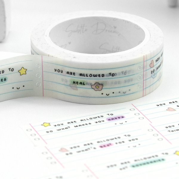 Motivational quotes washi Vol.8
