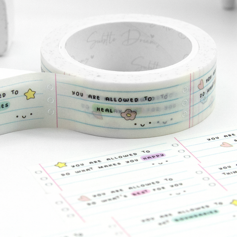 Motivational quotes washi Vol.8