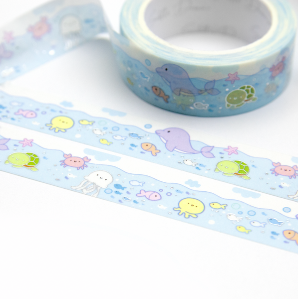 Sea dreams washi, ocean life, underwater life washi tape