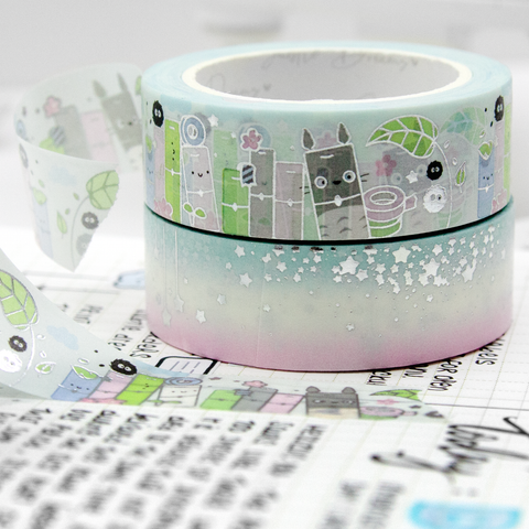 Totoro planner stack washi, star city Vol.12
