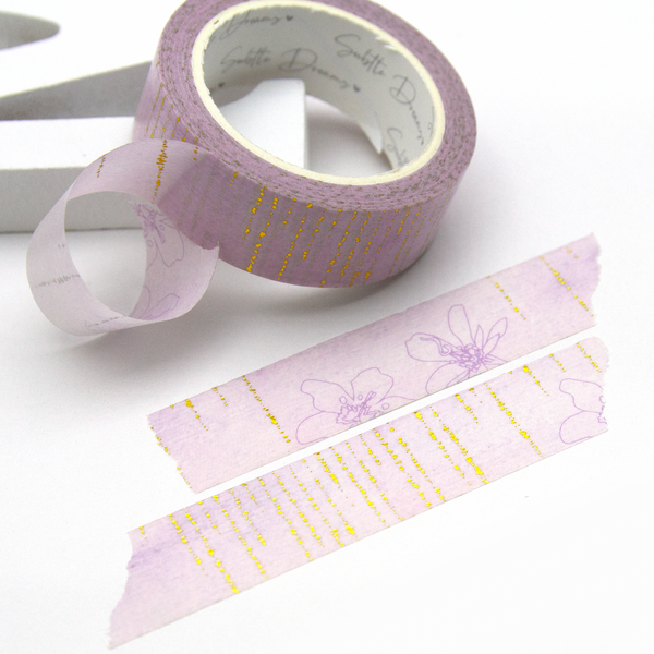 A touch of pink washi