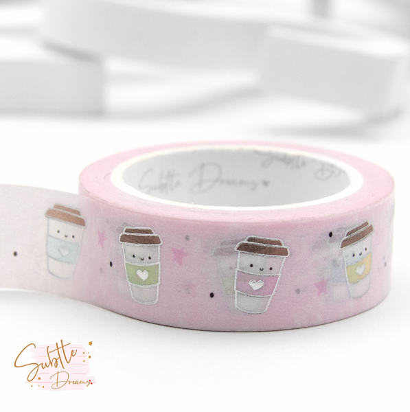 Coffee lovers, to-go cup washi | LIMITED STOCK!