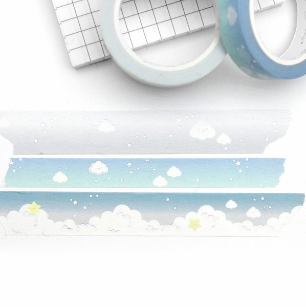 Minty breeze, cloud washi